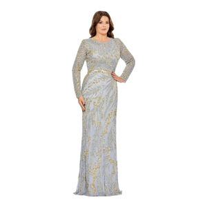 Mac Duggal Gown Size 22W Gray
